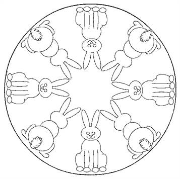 Kids n fun 57 Coloring Pages Of Mandala Animal